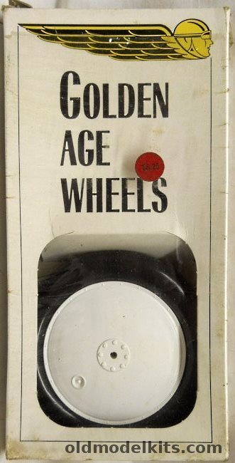 Williams Brothers 3.75 Inch Diameter Golden Age Wheels, 153 plastic model kit